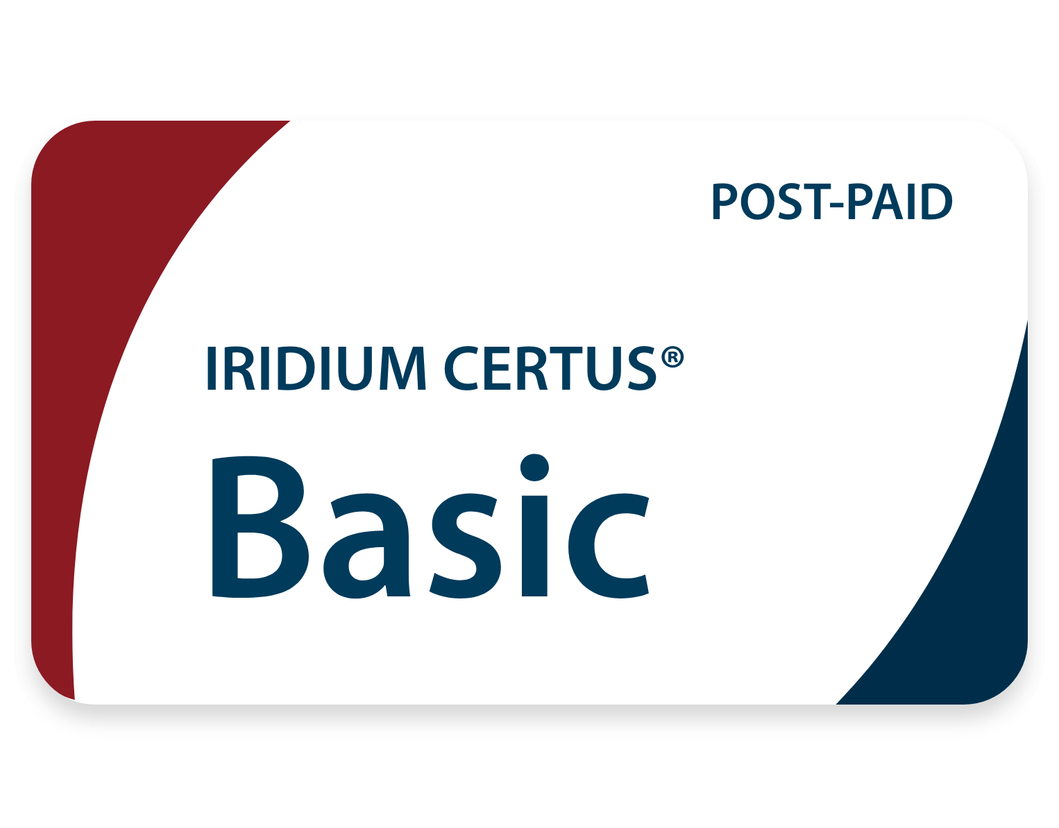 Iridium certus post-paid basic airtime plan