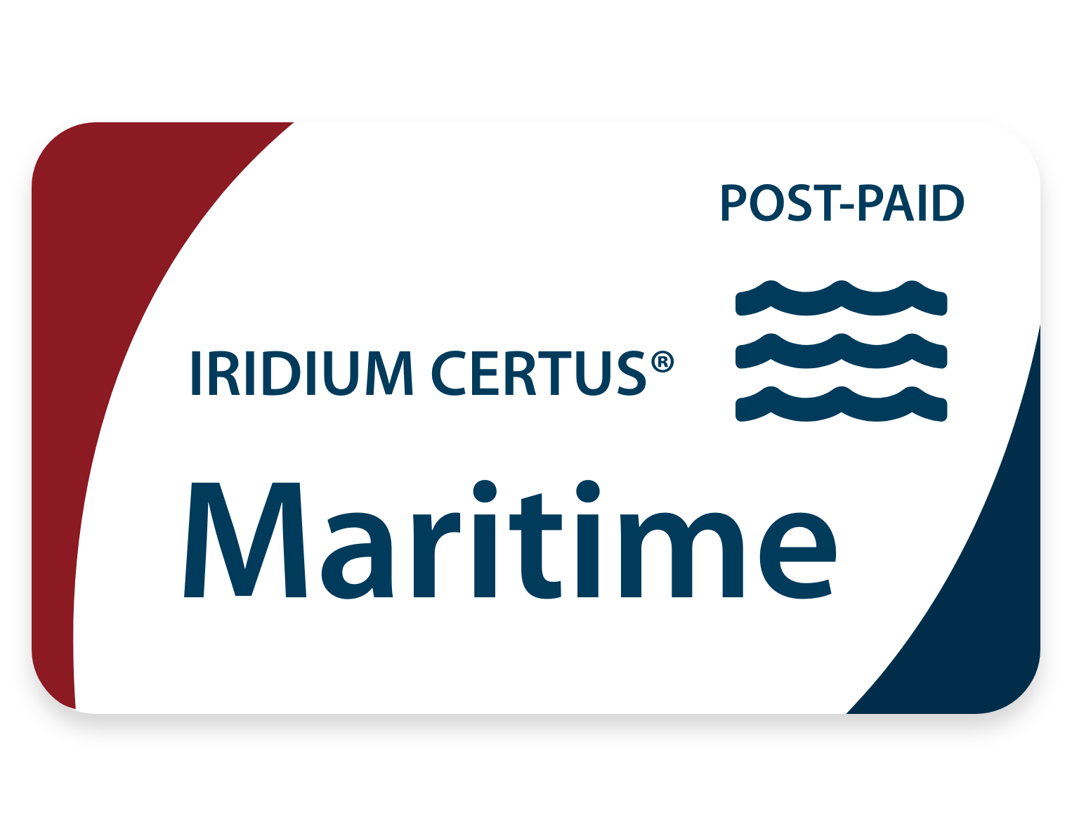 Iridium Certus Post-Paid Maritime airtime plan
