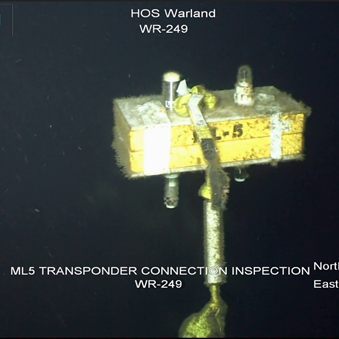 NOVATECH Beacon on a Buoyance Element on BW Offshore's Mooring System